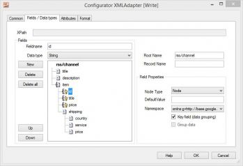XML Adapter - Export with grouping