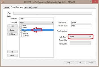 Customize XML field names and attributes